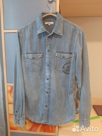 Джинсовая рубашка для мальчика pepe jeans