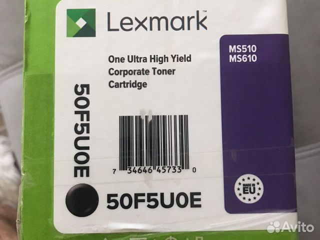Картридж оригинал Lexmark 50f5uoe black