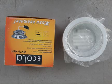 Встраиваемый светильник ecjla GX70-H6R 2 шт