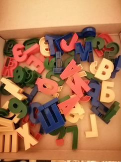 Магнитная касса букв, конструктор, магнитная сказк