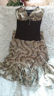 Костюм майка и юбка Cavalli Италия
