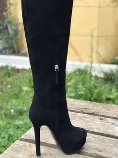Сапоги на высоком каблуке Zanotty