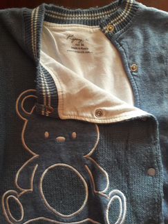 Комбинезон синий размер 74-80