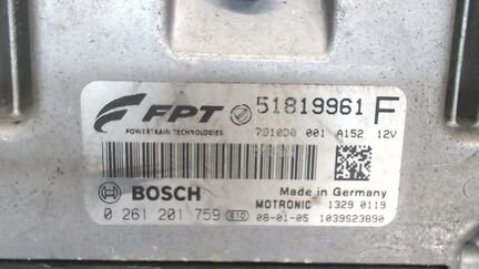 Блок управления, Двигателем Fiat 500 2007, 2008