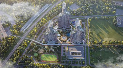 Квартира-студия, 47.8 м², 13/39 эт.