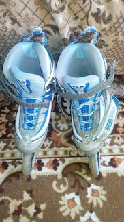 Ролики fila + защита. на ногу 24-24,5 см