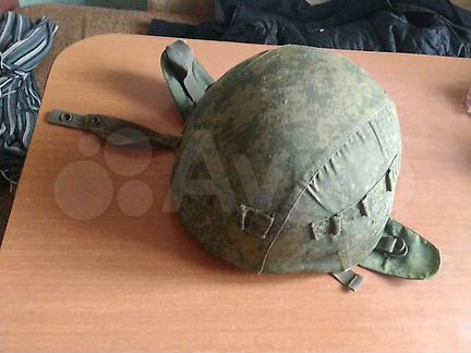 Каска армейская шлем 6б7-1м б/у с маск. чехлом