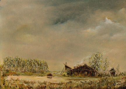 Картина Пейзаж холст масло