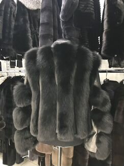 Куртка с мехом песца