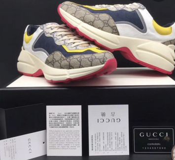 Кроссовки gucci rhyton gg оригинал