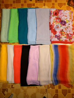 Шарфы шифоновые новые