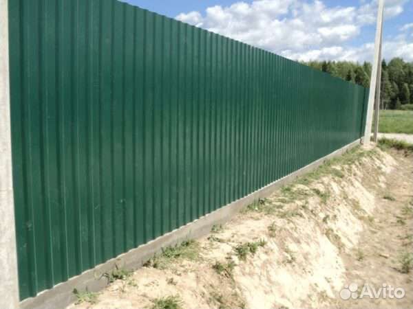 Забор из профнастила премиум класса