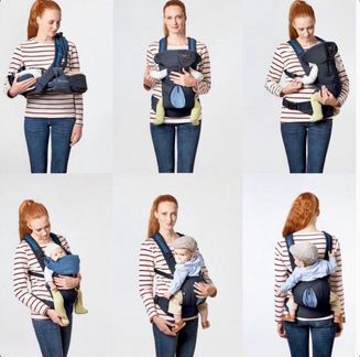 Синий рюкзак-слинг Cybex First Go