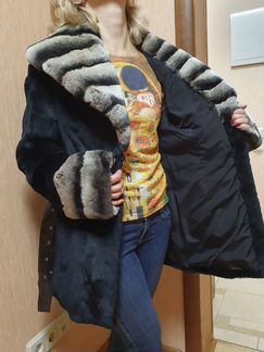 Меховое пальто женское