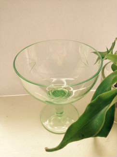 Креманка стекло с декором