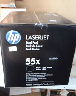 Картриджи нр CE255XD оригиналы 3уп