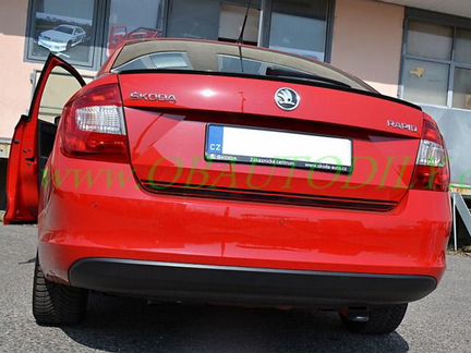 Lip спойлер Skoda Rapid