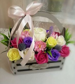 Наборы из мыльных роз,букеты, подарки к 8 марта, п