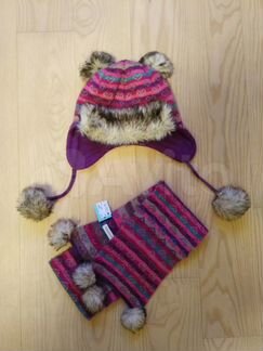 Новый комплект Monsoon, шапка Lassie, Hello Kitty