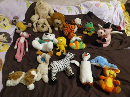 Мягкие игрушки все сразу