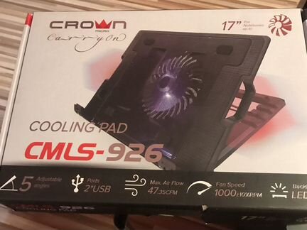 Подставка под ноутбук Crown Micro cmls-926 (Black)