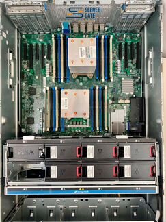 Сервер HP ML350 Gen9 8SFF 2x E5-2680v4 512 GB