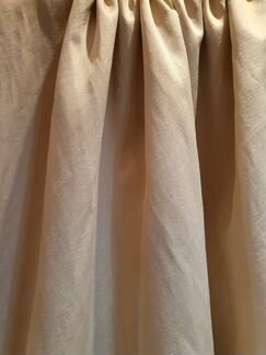Шторы светло-бежевые