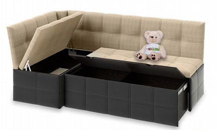 Угловой кухонный диван Токио Домино