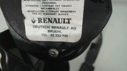 Ремень безопасности правый передний Renault Megane