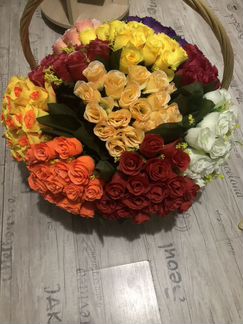Ускуственные Цветы,в букете 18 розочек