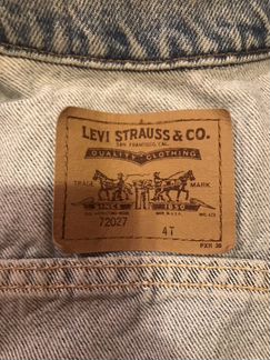 Куртка джинсовая Levi’s, новая, оригинал