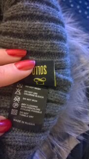 Новая шапка из вязанного меха