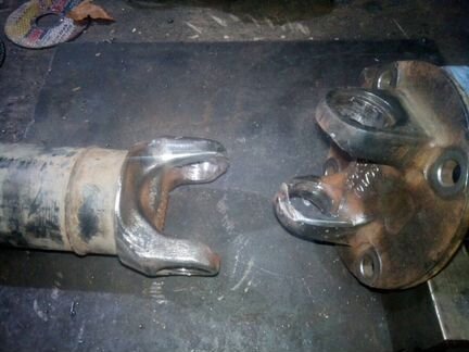 Ремонт выходного вала кардана в раздатки и ремонт