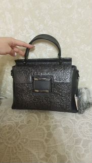 Винтажная женская сумка, натуральная кожа