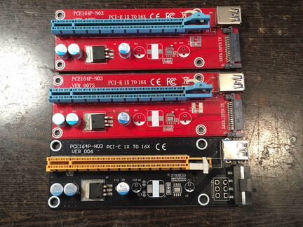 Платы расширения для майнинг ферм PCI-E 1X to 16X