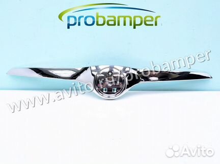 Молдинг капота Skoda Fabia (07-10г) + черный