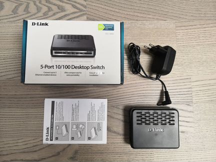 Новый Свич коммуникатор проводной D-Link DES-1005A