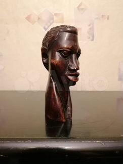 Статуэтка-бюст из эбенового дерева (Африка)