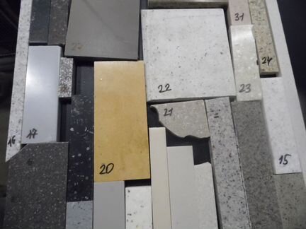 Акрил или искусственный Камень остатки