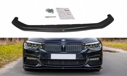 Сплиттер переднего бампера BMW 5 G30 G31 M-Pack V2