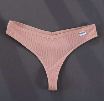 Хлопковые Трусики - стринги V-формы. Новые