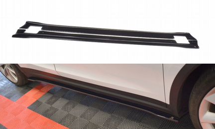 Накладки под пороги Tesla Model Х Maxton Design