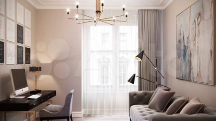 2-к квартира, 78.1 м², 3/51 эт.
