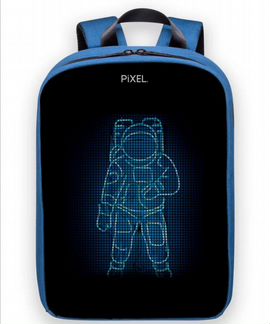 Рюкзак с LED-дисплеем pixel plus - indigo (синий)