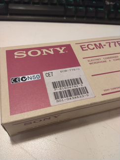 Микрофон-пелчитка Sony ECM-77B профессиональный