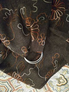 Слинги в идеале: с кольцами, шарф сарж., Шарф трик