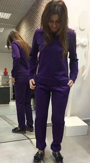Спортивный женский костюм 46-48 трикотаж
