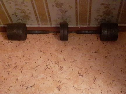 Штанга с блинами СССР 22,6 кг