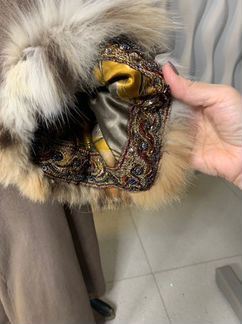 Меховое пальто рысь и норка