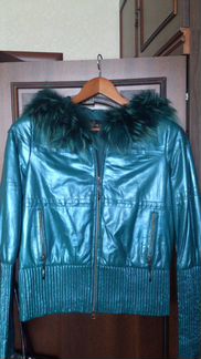 Женская куртка из натуральной кожи